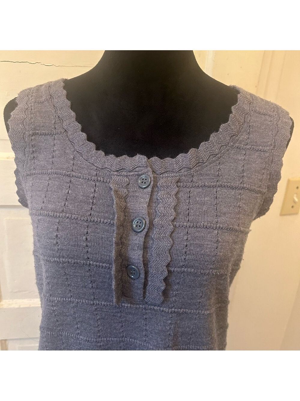 See by Chloe Women’s Knit Wool Jumper Dress Made in Italy Schoolgirl Coquette